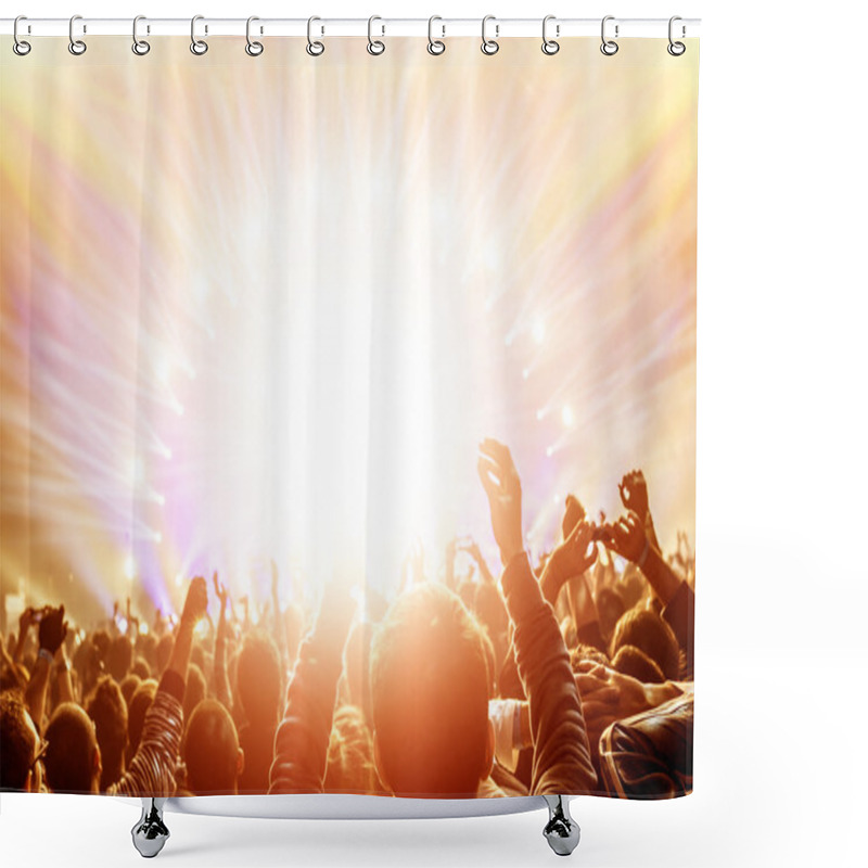 Personality  Rock Concert Shower Curtains