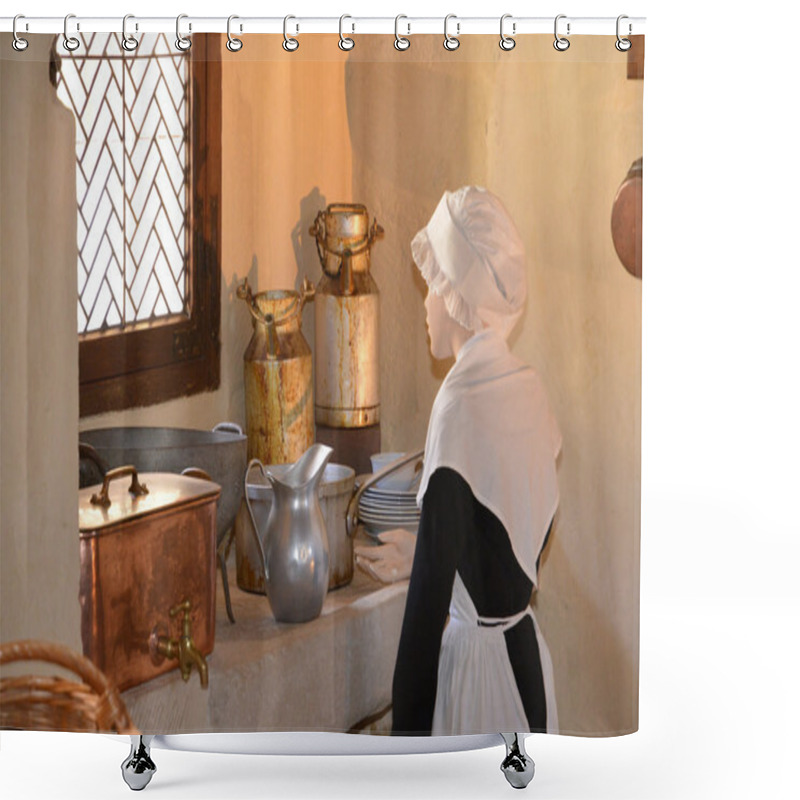 Personality  France, Old And Picturesque City Of Beaune Shower Curtains