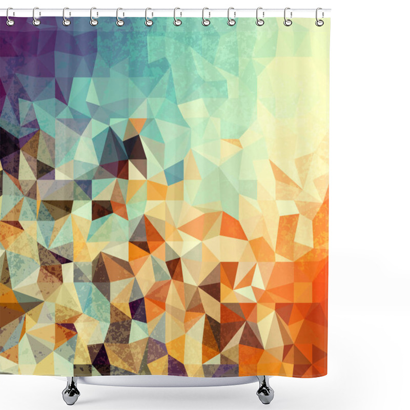 Personality  Geometric Abstract Pattern. Shower Curtains