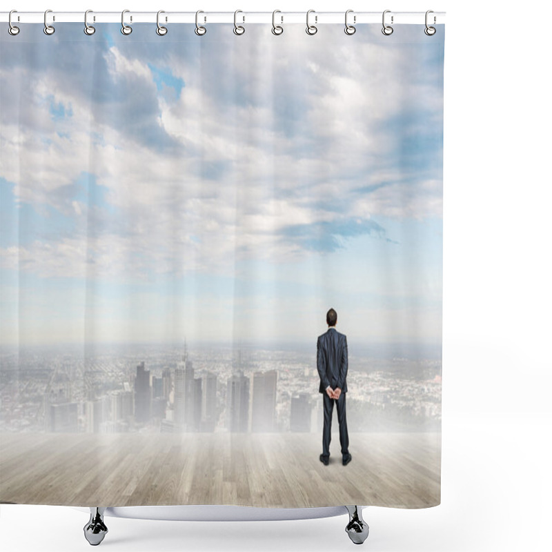 Personality  Business Vision Shower Curtains