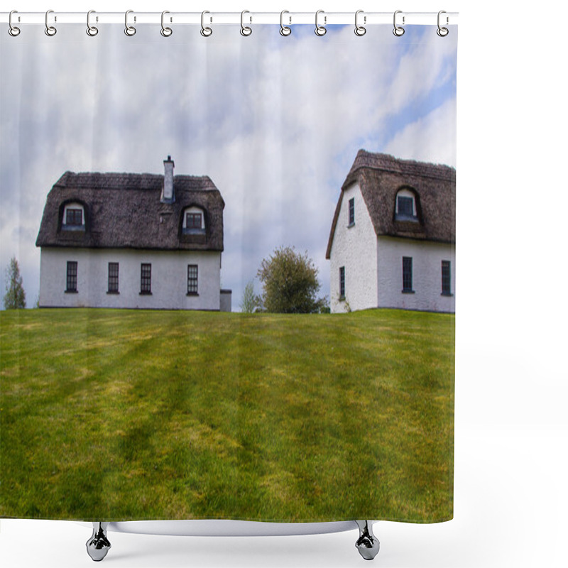 Personality  Typical Old Irish House Located Shower Curtains