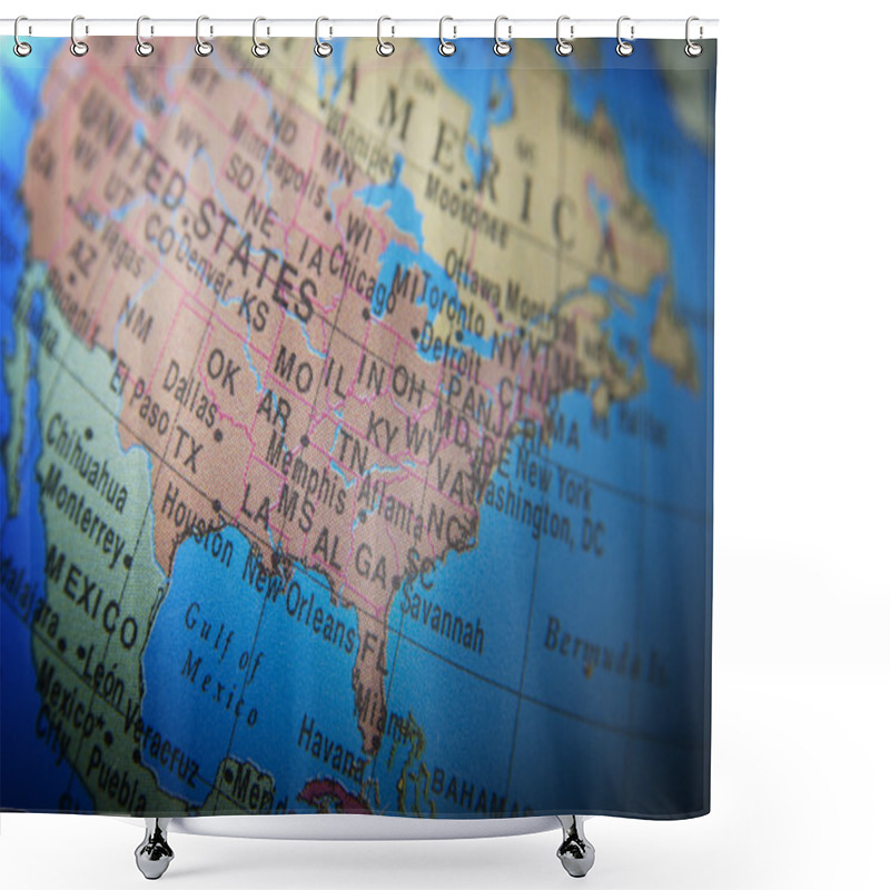 Personality  Global Series: United States Of America Shower Curtains