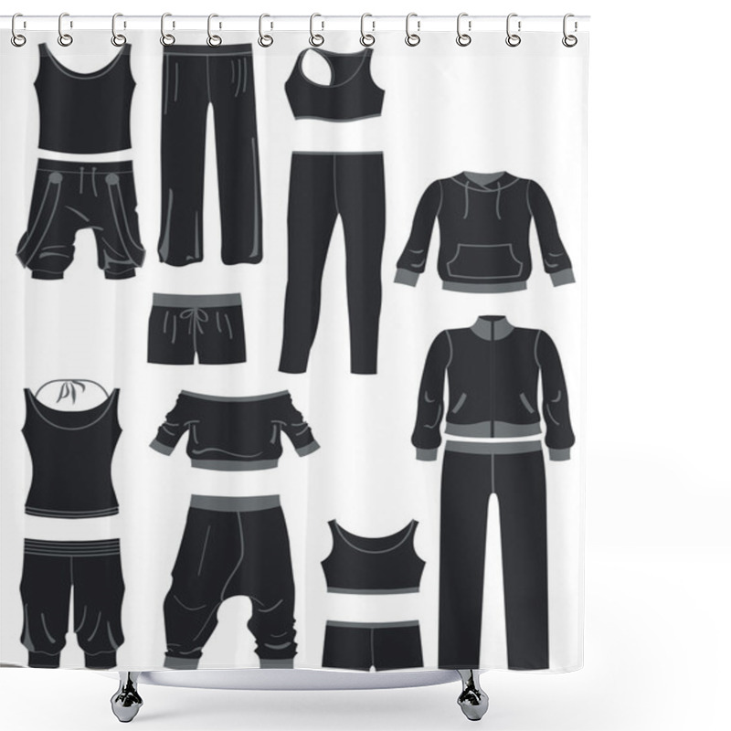 Personality  Sportswear Shower Curtains