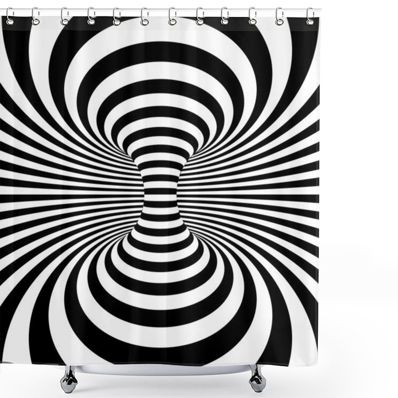 Personality  Striped Background Shower Curtains