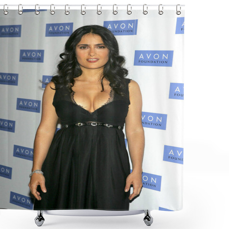 Personality  Salma Hayek At Arrivals For Avon Foundation 50th Anniversary Celebration, American Museum Of Natural History, New York, NY, October 25, 2005. Photo By: Gregorio Binuya/Everett Collection Shower Curtains