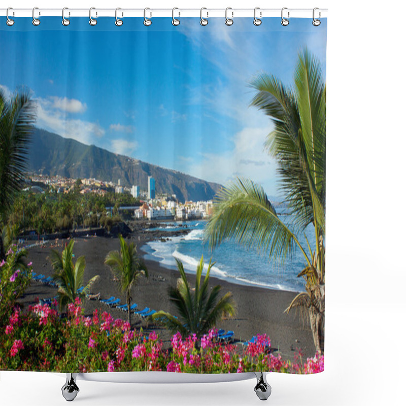 Personality  Playa Jardin, Tenerife, Spain Shower Curtains