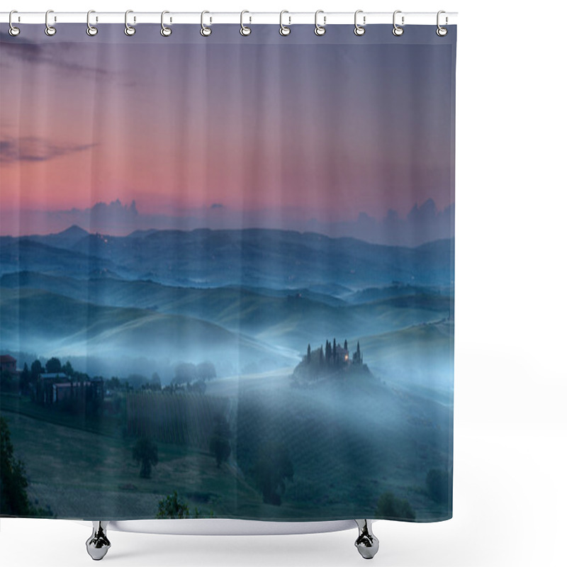 Personality  Tuscany Before Dawn Shower Curtains