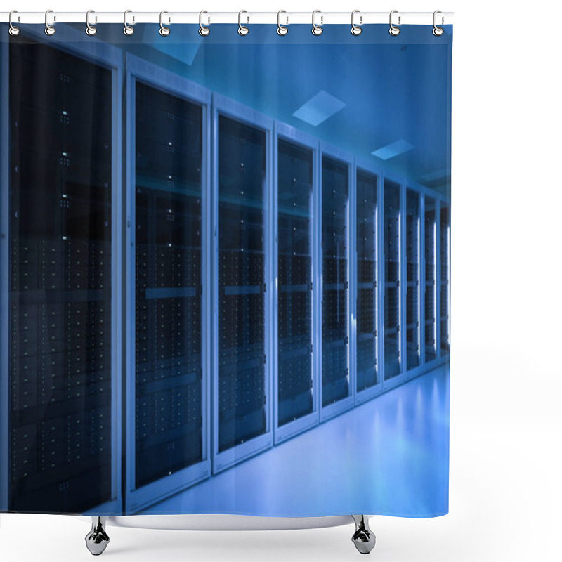 Personality  Server Room Or Server Computers Shower Curtains