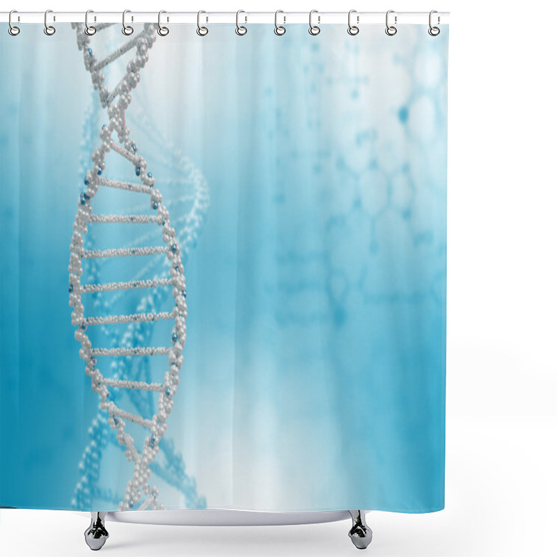 Personality  DNA Strand Shower Curtains