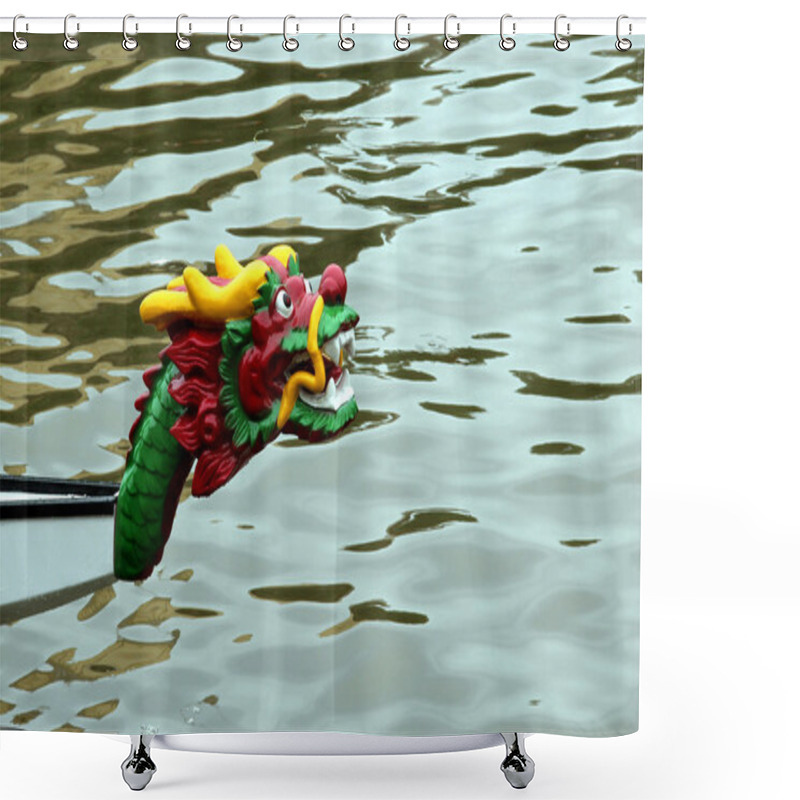 Personality  Dragon Boat Shower Curtains