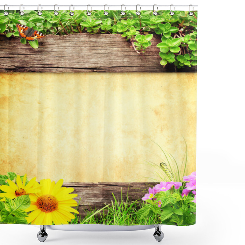 Personality  Summer Background Shower Curtains