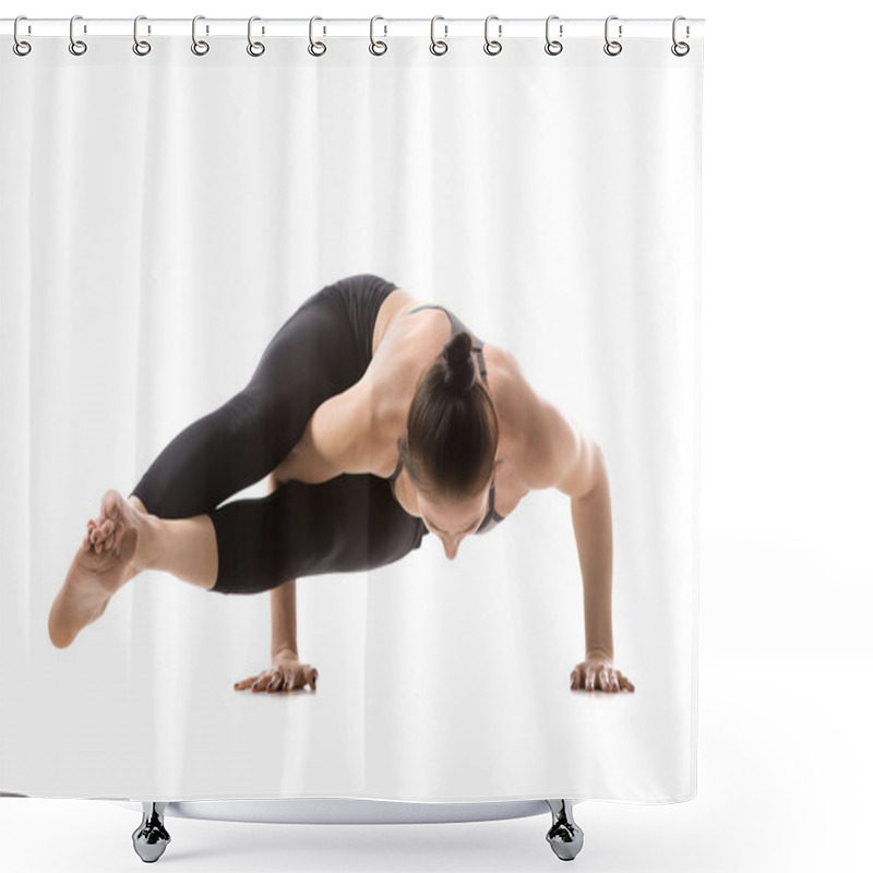 Personality  Handstand, Astavakrasana Pose  Shower Curtains