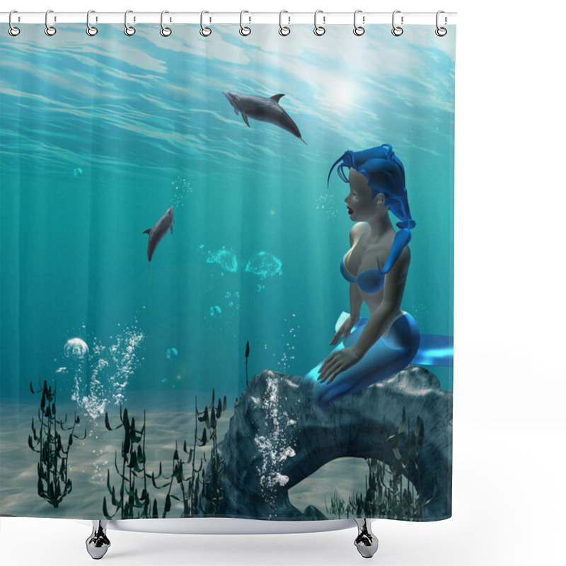 Personality  Underwater World Shower Curtains