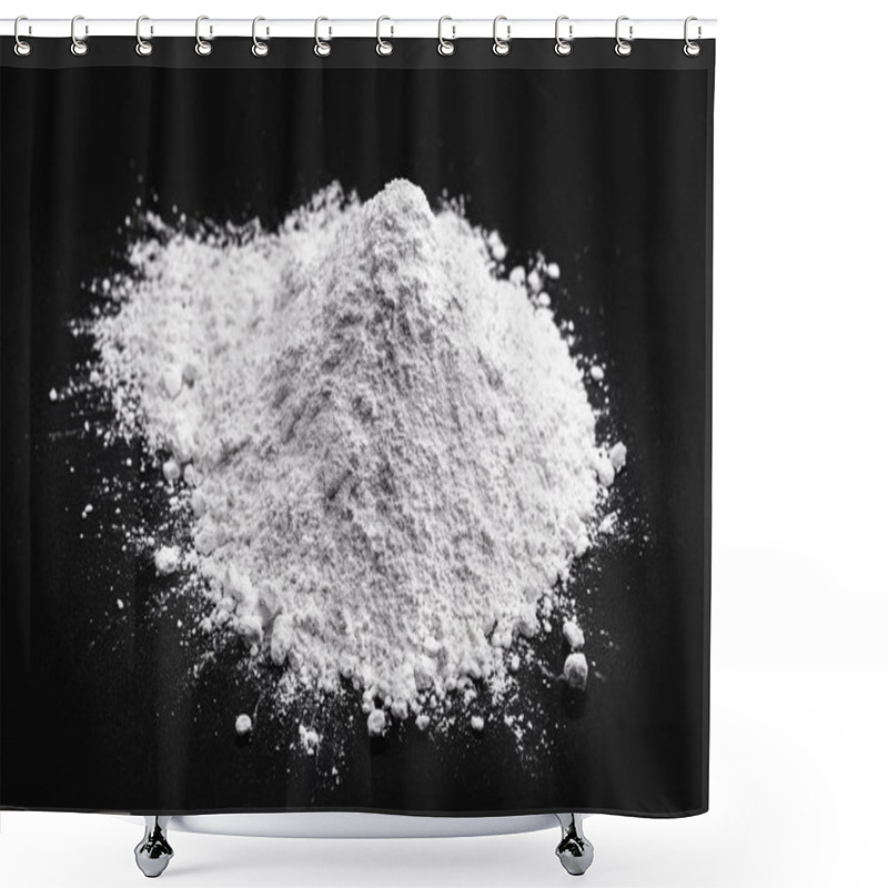 Personality  Magnesium Oxide, Is A Natural Product, Obtained From The Calcination Of The Mineral Magnesia, Strengthens The Digestive System. Medicine Or Pharmacy Concept. Shower Curtains