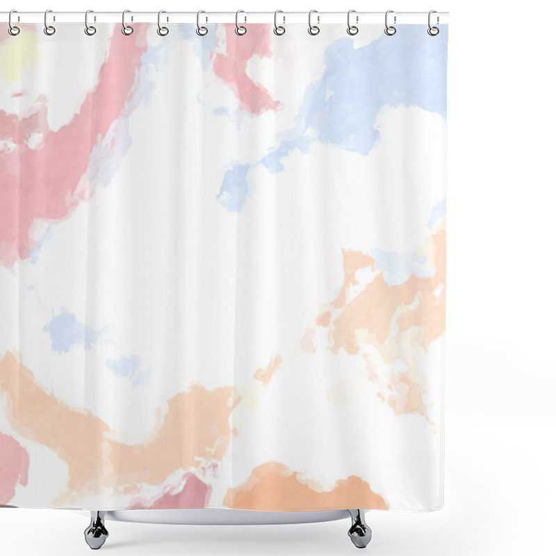 Personality  Color Abstract Pattern. The Brushstroke Graphic Abstract. Background Texture Wall And Copy Space For Text Shower Curtains