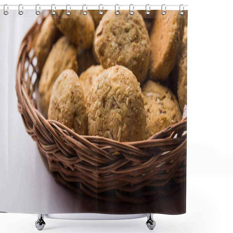 Personality  Nan Khatai Or Nankhatai Is An Authentic Indian Sweet And Savory Eggless Cookie Loaded With Dry Fruits  Shower Curtains