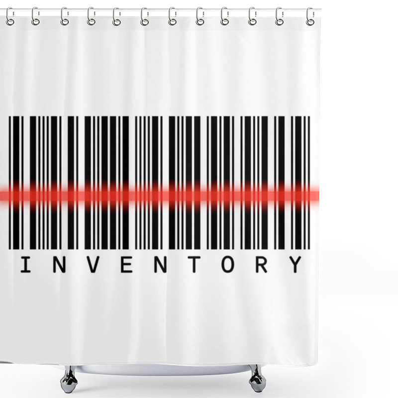 Personality  Barcode Scanning For Inventory Shower Curtains