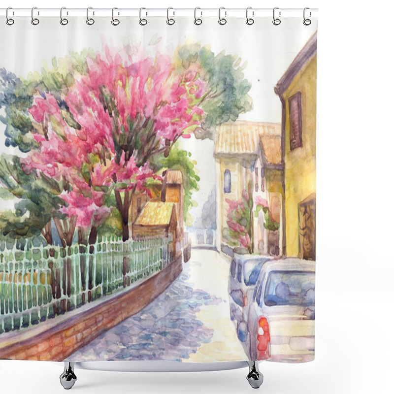 Personality  City Landscape Shower Curtains