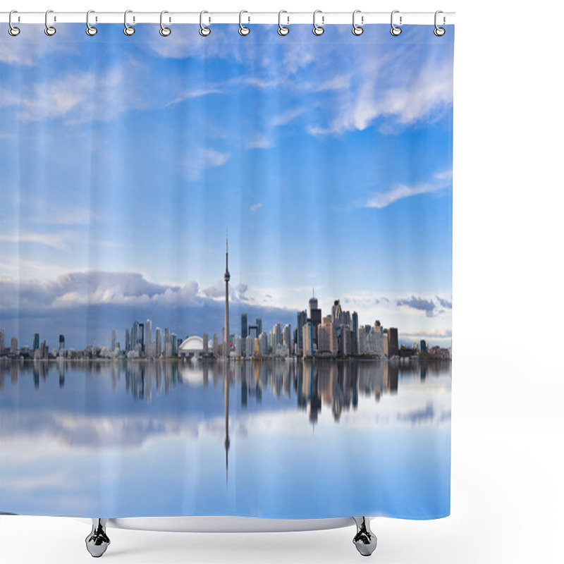 Personality  Toronto Canada Skyline Shower Curtains