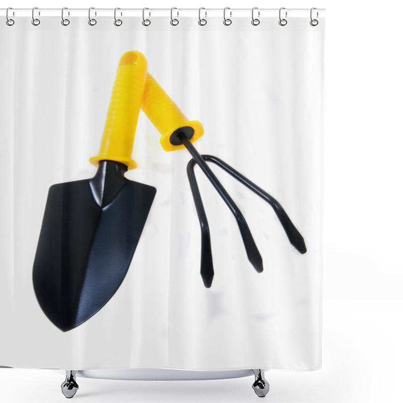 Personality  Garden Tools Shower Curtains