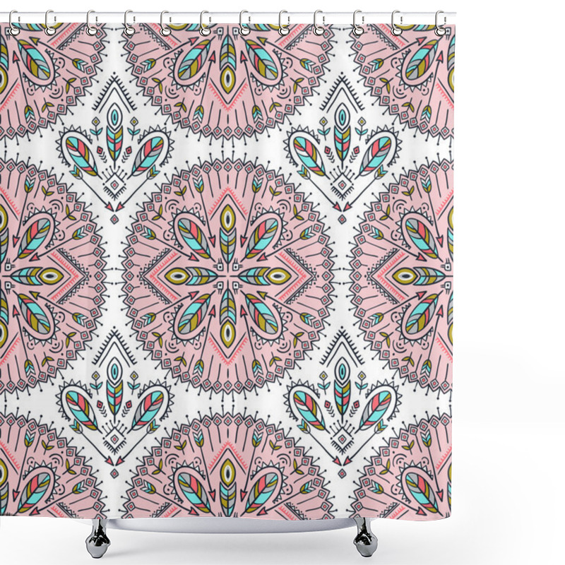 Personality  Pattern With Ethnic Arrows Shower Curtains