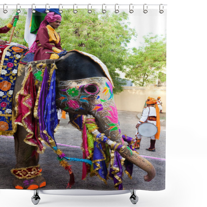 Personality  Gangaur Festival-Jaipur Shower Curtains