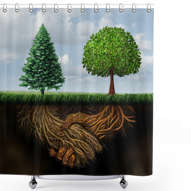 Personality  Global Agreement Shower Curtains