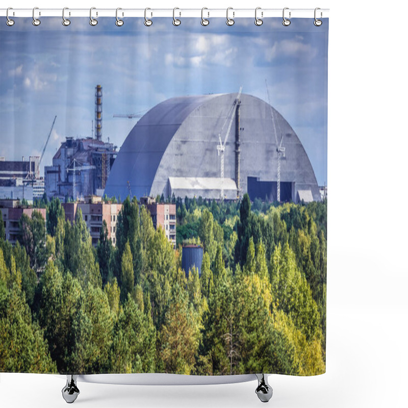 Personality  Chernobyl Nuclear Power Plant Shower Curtains