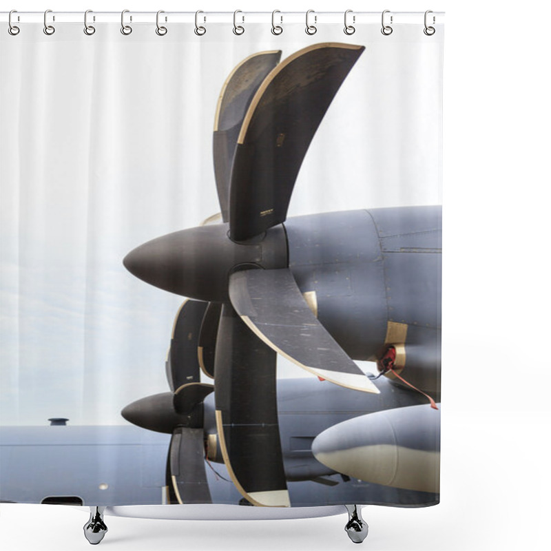 Personality  Air Show Shower Curtains