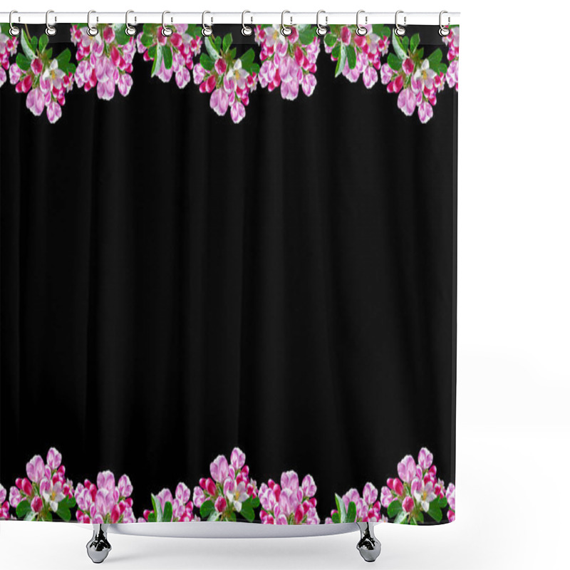 Personality  Flowering Branch Of Apple  Shower Curtains