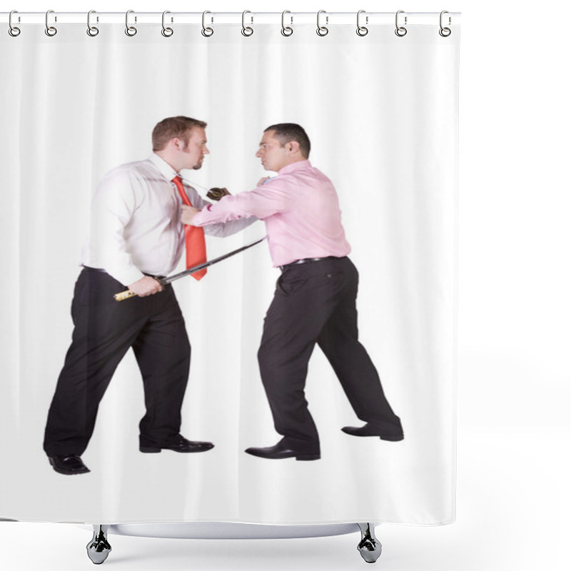 Personality  Cut Throat Business Shower Curtains