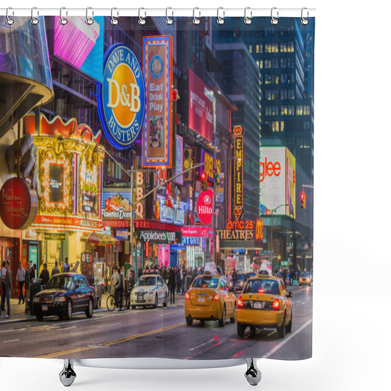 Personality  Times Square Shower Curtains