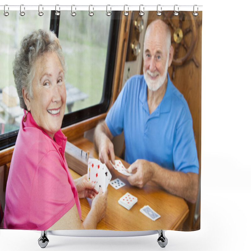 Personality  RV Seniors - Playing Cards Shower Curtains