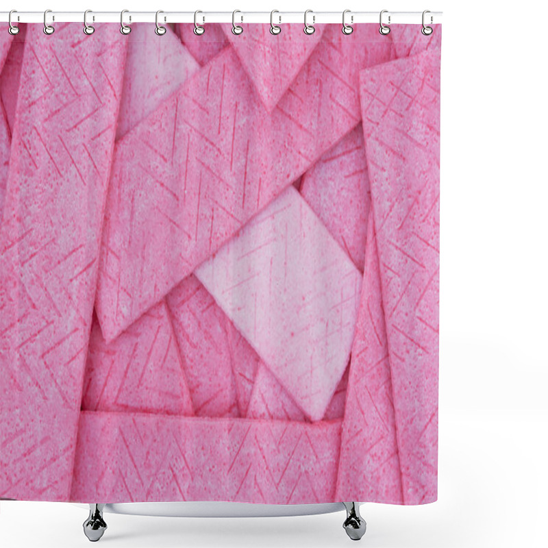 Personality  Pink Bubble Gum Background Shower Curtains