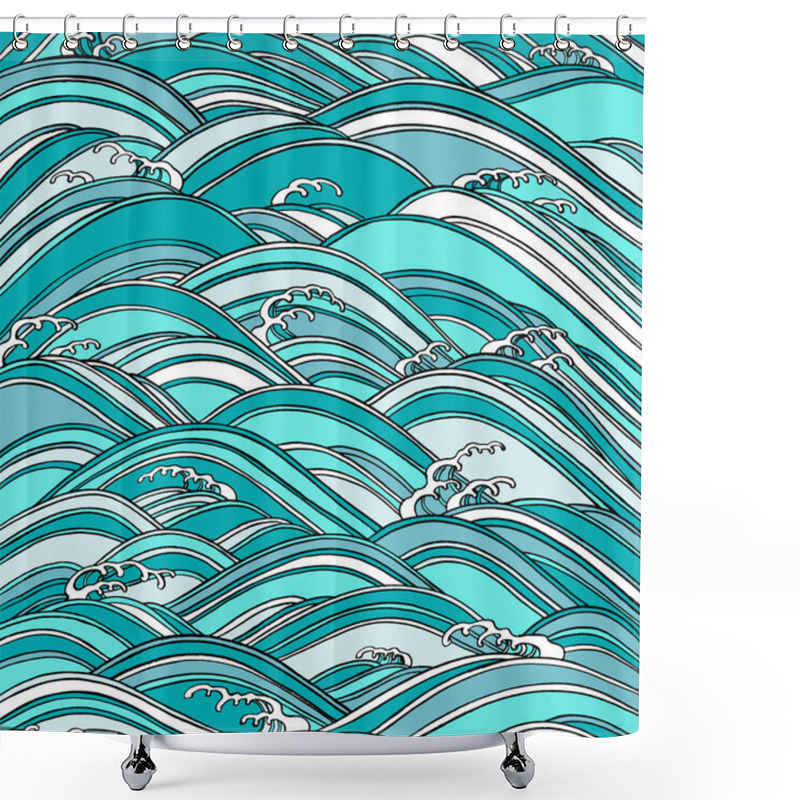 Personality  Nautical Texture Shower Curtains