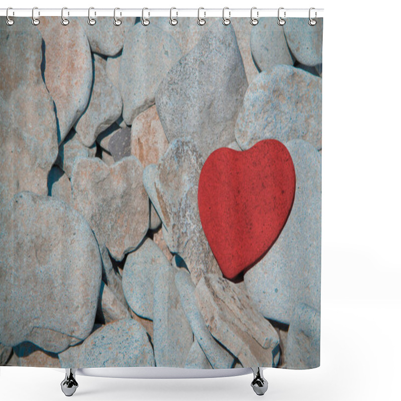 Personality  Stone Texture Shower Curtains