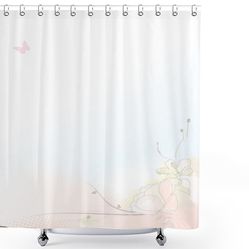 Personality  Abstract Background Shower Curtains