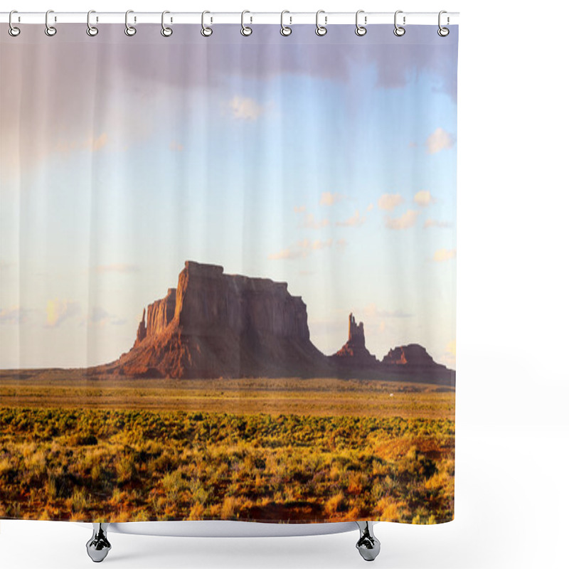 Personality  Eagle Mesa In Monument Valley Shower Curtains