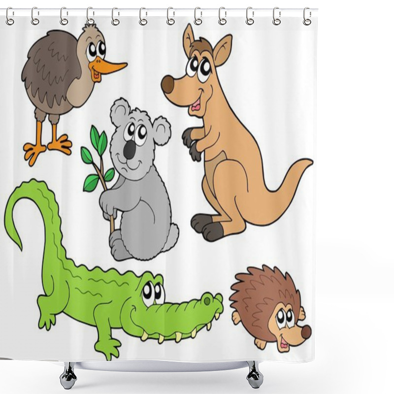 Personality  Australian Animals Collection Shower Curtains