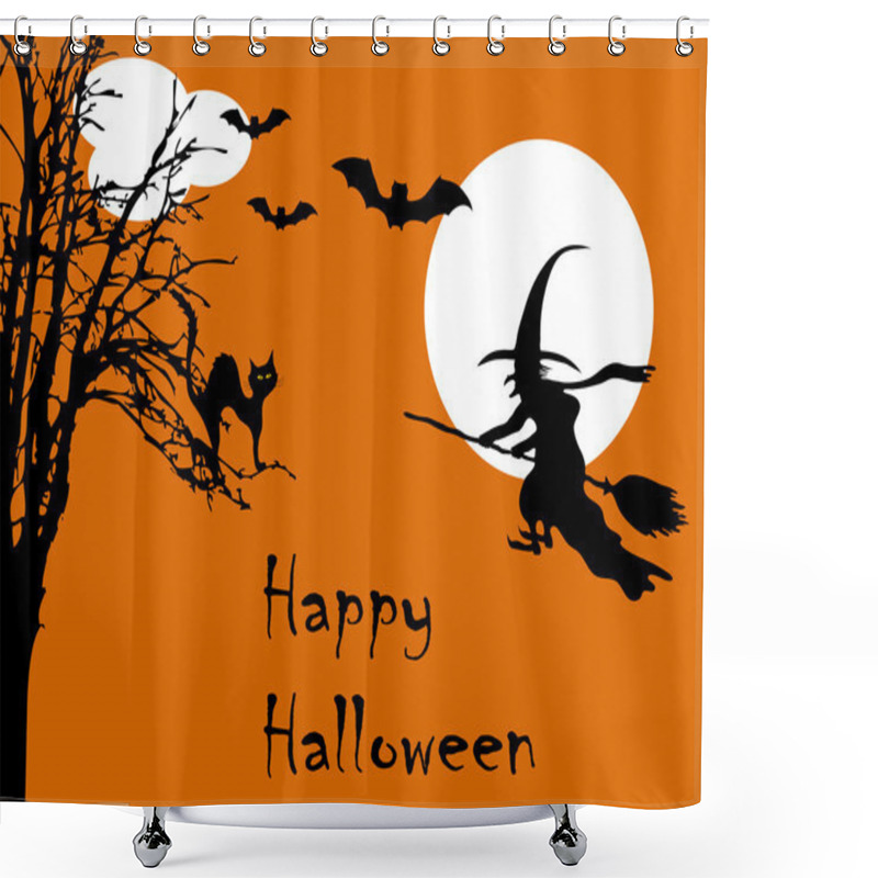 Personality  The Witch Shower Curtains