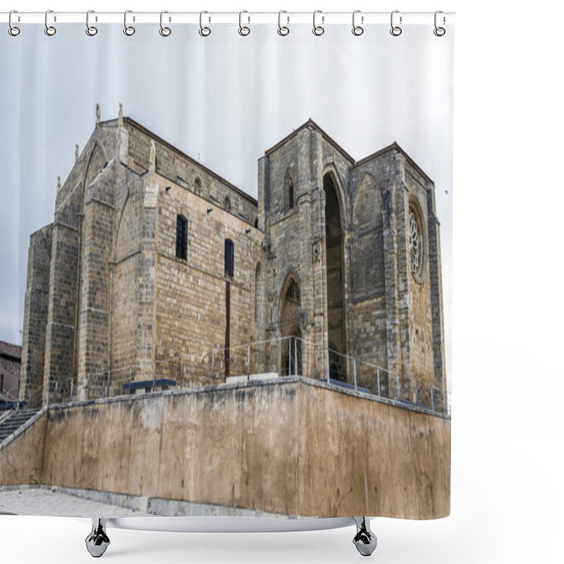 Personality  Church Of Santa Maria In Villalcazar De Sirga, Palencia Shower Curtains