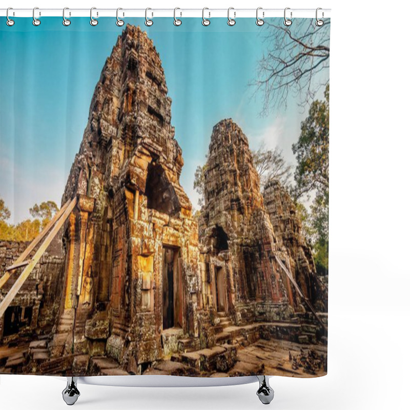 Personality  Angkor Wat Temple - Cambodia. Ancient Architecture Shower Curtains