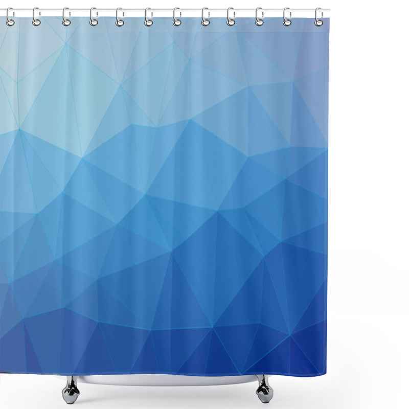 Personality  Abstract Geometric Polygon Shower Curtains