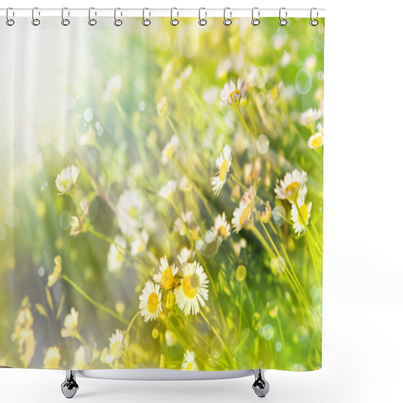 Personality  Yellow Flowers Shower Curtains