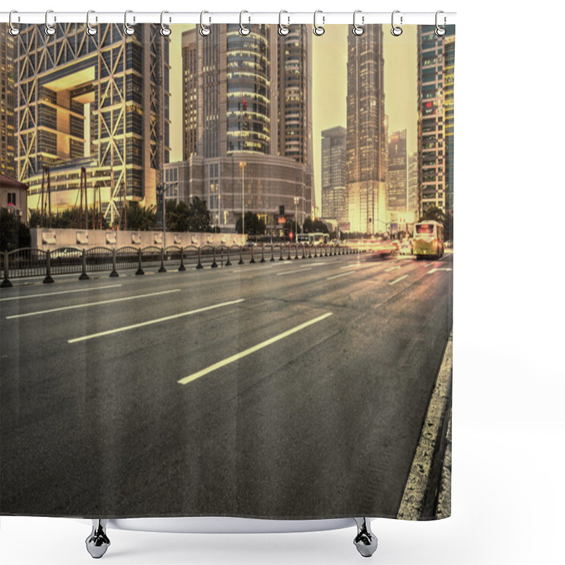 Personality  Highway Shower Curtains