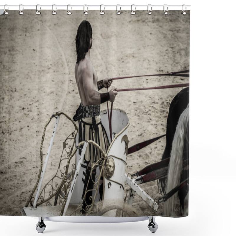 Personality  Roman Chariots Shower Curtains