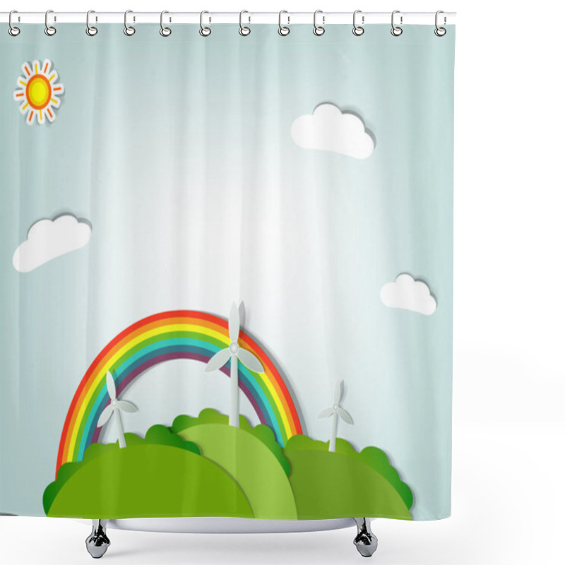 Personality  Set Of Vector Stickers Shower Curtains