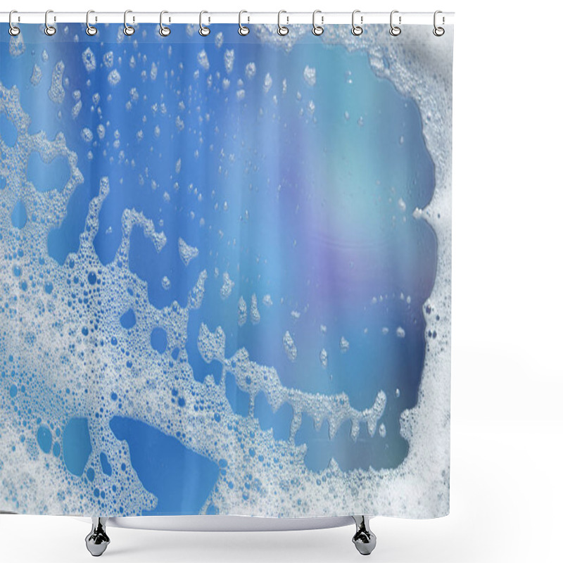 Personality  White Foam Shower Curtains