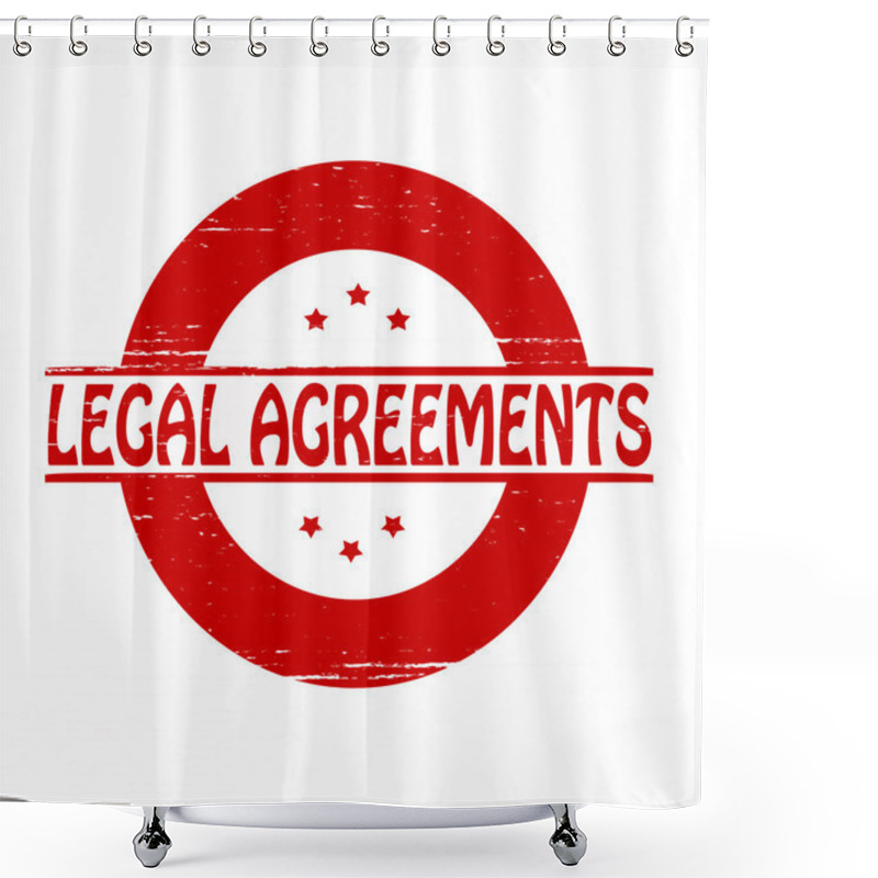 Personality  Legal Agreements Shower Curtains