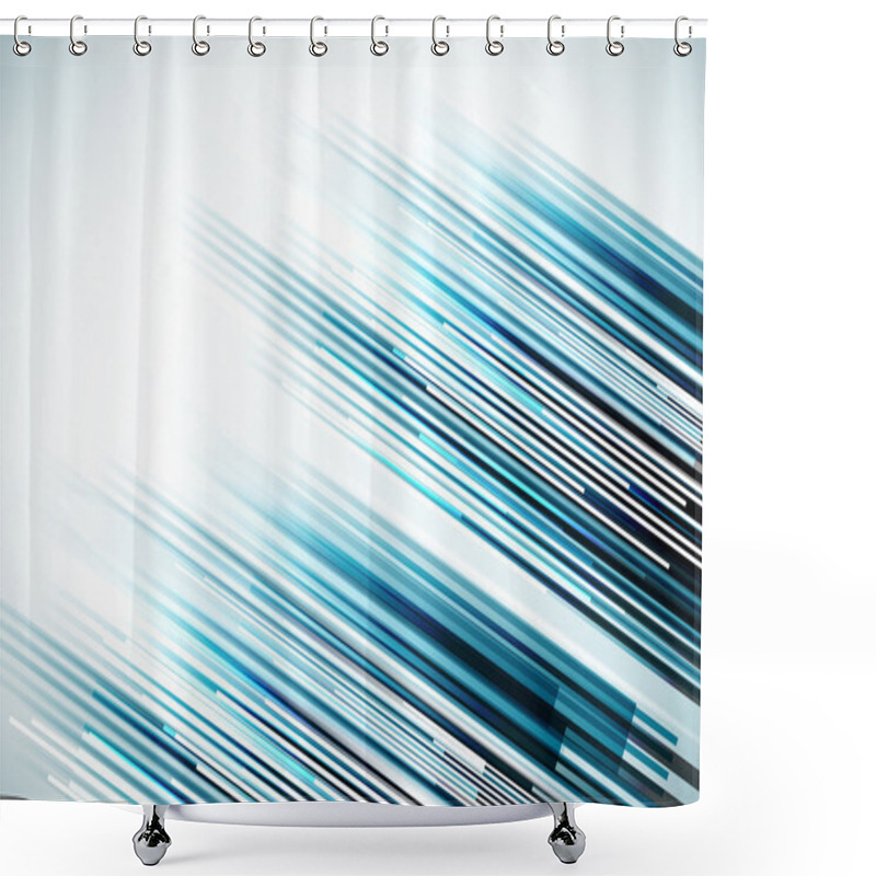 Personality  Straight Lines Background Shower Curtains